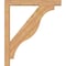 Ekena Millwork Funston Block Smooth Bracket w/ Offset Brace, Western Red Cedar, 5 1/2"W x 38"D x 44"H BKT0604X38X44FST05SWR - alternate 3
